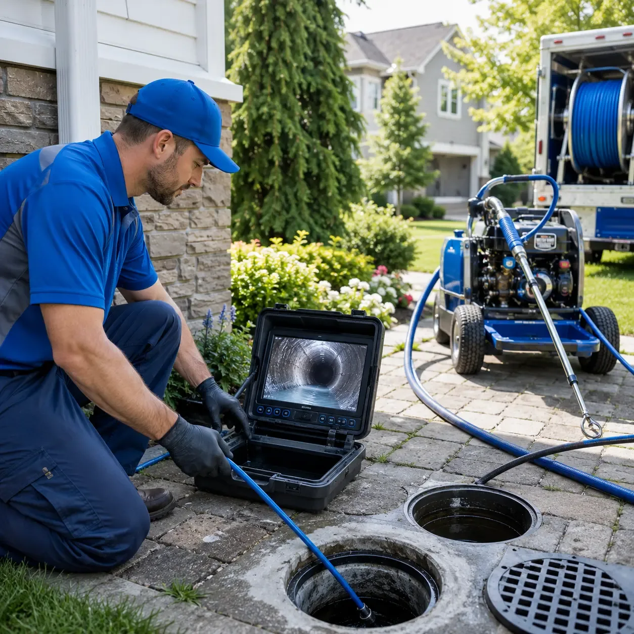 Outdoor drain cleaning professionals serving Florence, NJ